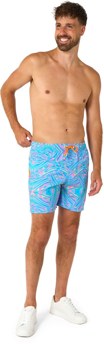OppoSuits Zwembroek Mr. Tie Dye - Heren Swim Short - Korte Broek - Met Trektouwtjes en Zakken — afbeelding 4