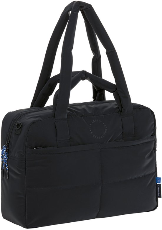 LÄSSIG Organiseur de Poussette Buggy Bum Bag Green Label - Humus - Accessoires poussette LÄSSIG