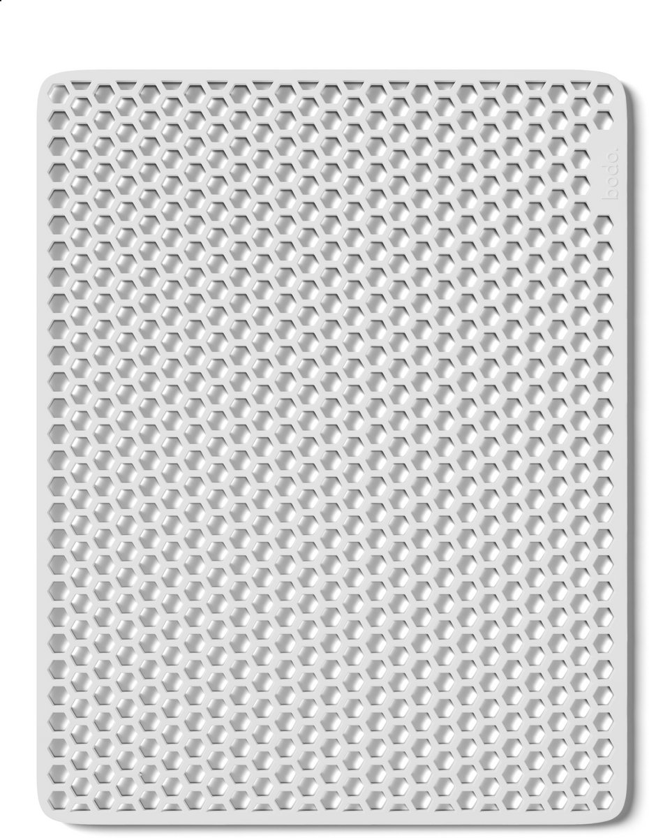 Goedkoopste Bodo® Gootsteenmat - Rechthoekig - Wit - 36 x 46 cm - Voor 40 x 50 cm Wasbak