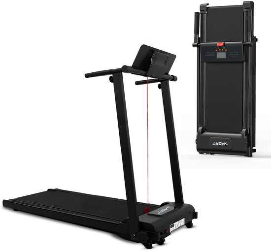 Fitby Loopband 10 km/u Inklapbaar Zwart - Fitby - €179,95