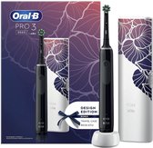 Oral-B Pro 3 3500 Zwart Elektrische Tandenborstel met Reis Etui - Floral Design Edition