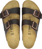 Birkenstock ARIZONA OILED LEATHER HABANA - Heren slippers - Kleur: Bruin - Maat: 41