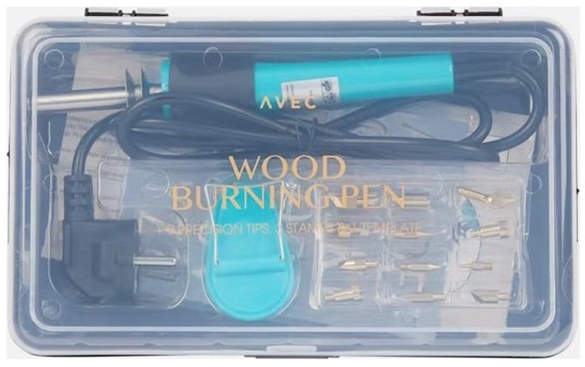 Avec - Houtbrandpen - Incl. accessoires - Wood burning pen