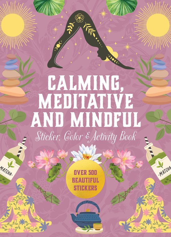 Sticker Activity Deluxe Editions- Calming, Meditative and Mi ... - cover