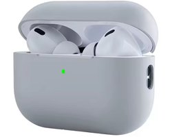 New Age Devi - Siliconen case - geschikt voor Airpods Pro - Licht-Grijs