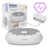 LUVION® Dreamnest White Noise Machine - MET Hartslag Recorder - UNIEK: Neem je eigen hartslag op, het bekende geluid van jouw hart voor je pasgeboren baby! - Helemaal compleet met witte ruis & natuurgeluiden en slaapliedjes voor Baby's en Volwassenen