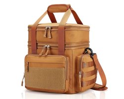 Bovista Koeltas - Koelbox - Koelelementen - Coolbox - Auto - Lunchtas - Strand - Bruin