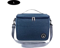 Bovista Koeltas - Koelbox - Koelelementen - Coolbox - Auto - Lunchtas - Strand - Marineblauw L