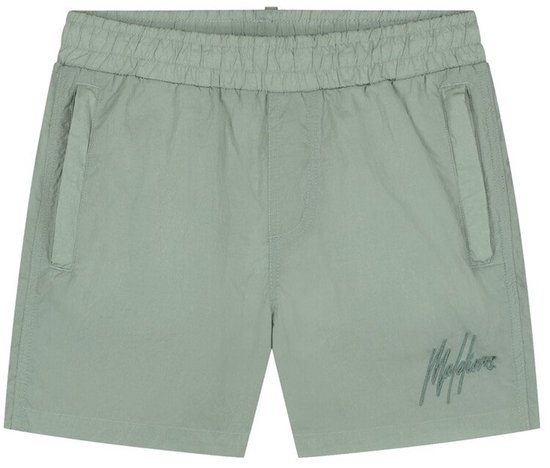 Maillot de bain d'été Malelions pour garçon - vert agave - Froissé