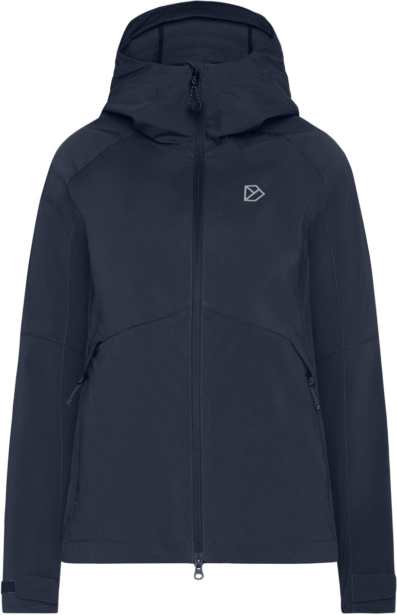 DIDRIKSONS petra wns jkt 5 Softshell jack dames Donkerblauw