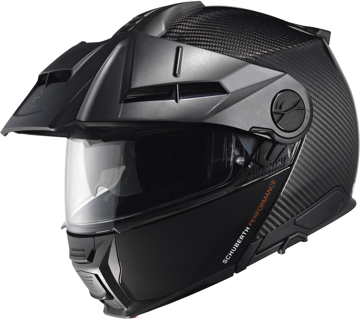 Schuberth E2 Glossy Carbon Systeemhelm - Helm
