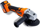 Bol.com Centurius Haakse Slijper - Slijptol - Slijpmachine – 18V – 115 mm – Incl. Accu & Lader – Compact & Krachtig aanbieding