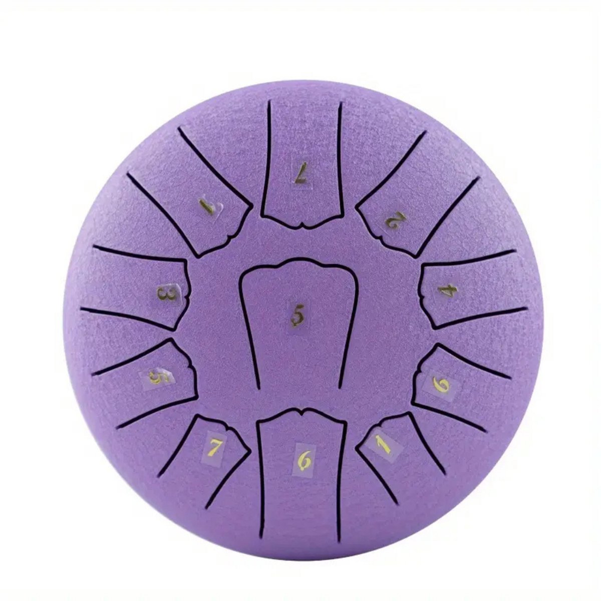 Bovista Handpan - Tongue Drum - Steel - Regen - Klankschaal - Paars