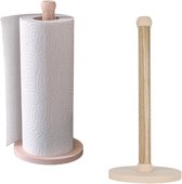 Bol.com Home 3D® - Keukenrolhouder Beige - Houten Staande Rollenhouder - Gemaakt en ontworpen in Nederland aanbieding