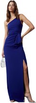 Trendyol Robe de soirée et de bal à manches standard et col asymétrique pour femme