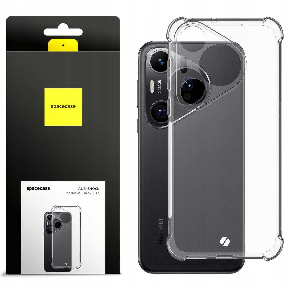 Spacecase Anti-Shock Case Cover Voor Huawei P30 P40 P50 Pura 70 Pro