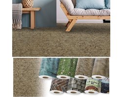 FLOORDIREKT Vloerbedekking - PVC vloeren 3D - Osb - 100 x 150 cm