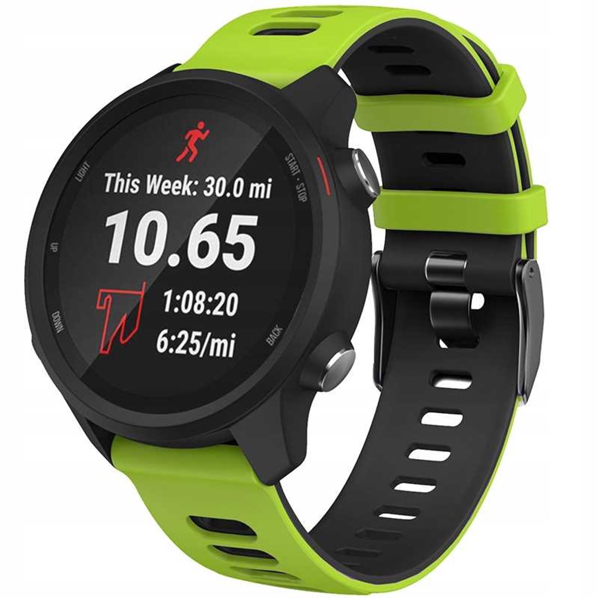 Spacecase Sc Seeker Band Horlogeband 22Mm Groen Voor Apple Watch