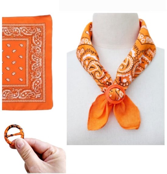 Fako Fashion® - Bandana - Hoofddoek - Sjaal - Paisley Print