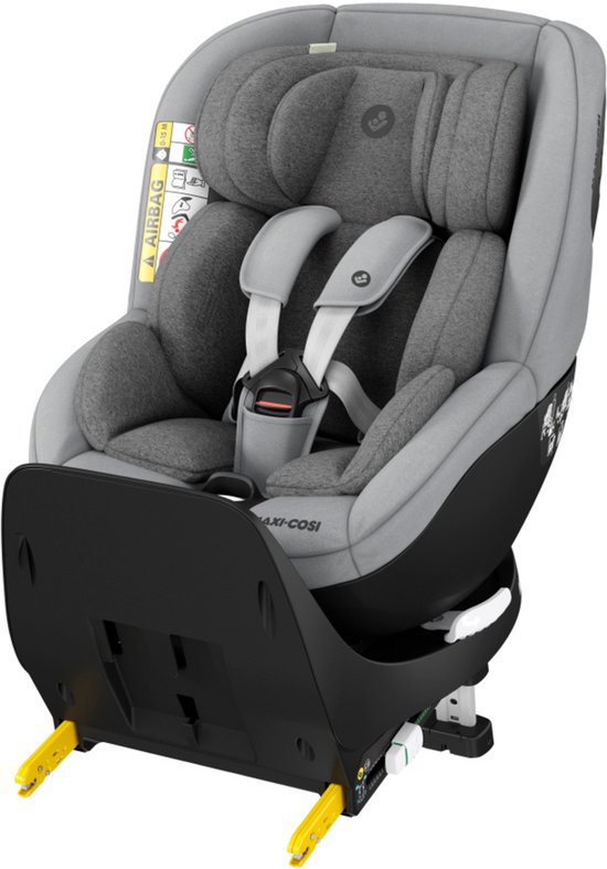Maxi-Cosi Mica Pro Eco i-Size Autostoeltje - 360° draaibaar - Gerecyclede stoffen - Authentic Grey - Vanaf de geboorte tot ca. 4 jaar