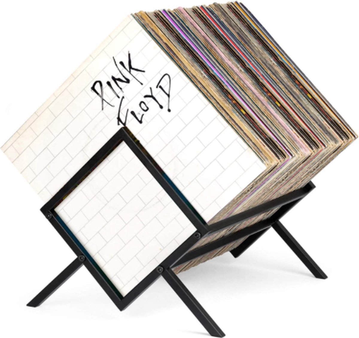 Alora LP Opbergsysteem - boekenrek - boekenkast - platenrek - boekenkast kind - decoratie - boeken - boekensteun - boekenplank - wandplank - boekenstandaard - Platenrek - Opbergrek - Boeken & tijdschriften