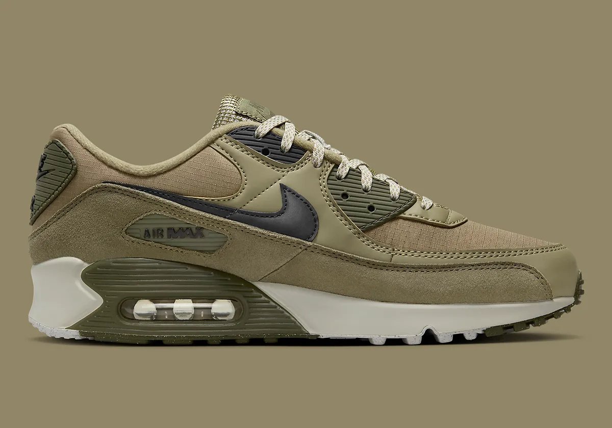 Nike Nike Air Max 90 Sneakers Unisex Olijf