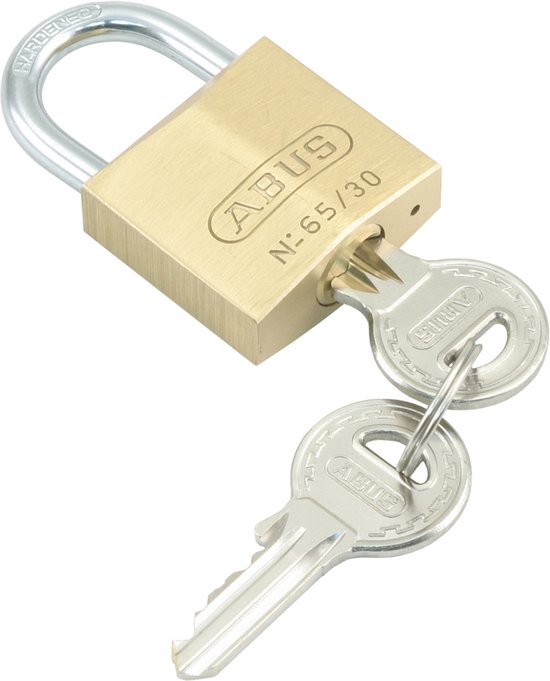 ABUS Hangslot - 40mm - messing/beugel gehard staal