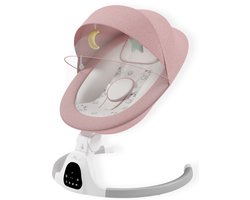 A Tiny Lovely Planet - Wipstoel - Schommelstoel Baby - Elektrisch - Baby Swing - 3 Verstelbare Hoeken en 4 schommelstanden - Roze
