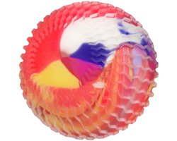 Fun Knijpbal Neon Marble met Foam, 12cm