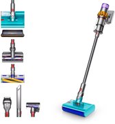 Bol.com Dyson V15s Detect Submarine - Steelstofzuiger met dweilfunctie- Nikkel/Geel - 230 Air Watts aanbieding