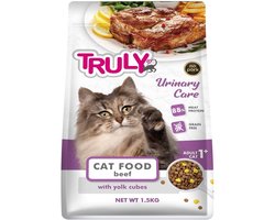 Truly - Kattenvoer Droogvoer - Rund - Urinary Care - 1,5 kg - Graanvrij