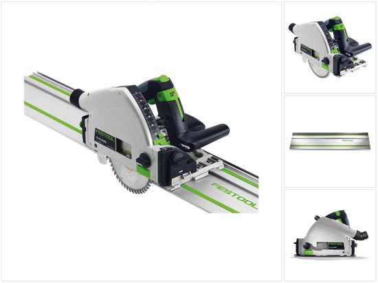 Festool TS 55 REBQ-Plus-FS Invalzaag - incl. geleiderail