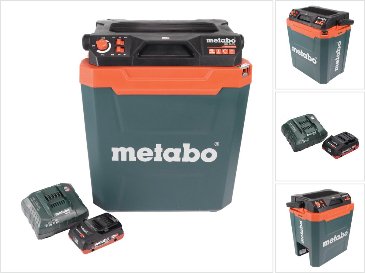 Metabo KB 18 BL accukoeler 18 V met warmhoudfunctie 28 l borstelloos + 1x accu 4.0 Ah + lader