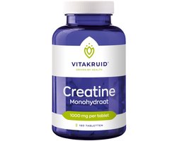 Vitakruid Creatine monohydraat 1000mg 180 Tabletten
