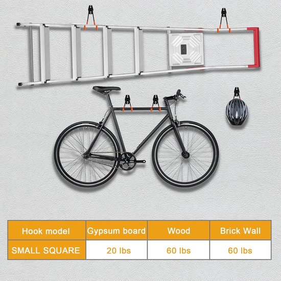 Aluminium stellingtrap met haken, 6 treden Aluminium stellingtrap met haken, 6 treden