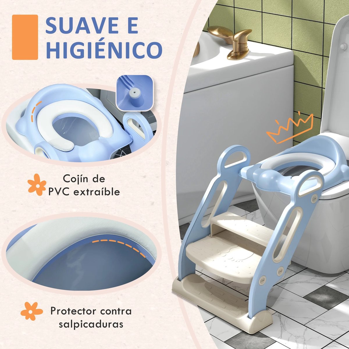 Wc Verkleiner - Wc Verkleiner Met Trapje - Wc Opstapje - Wc Verkleiner Peuter - WC - Toilet - Kinderen - Peuter - Trap - Trapje