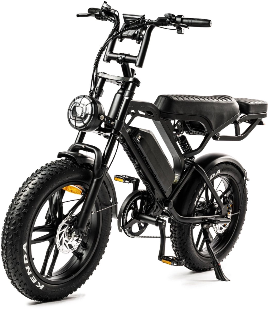 Fatbike - Zwart - 250W - Model 2025 gratis gemonteerd