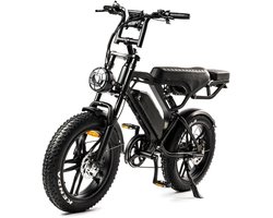 Fatbike - Zwart - 250W - Met Garantie - Model 2025 - Gratis gemonteerd