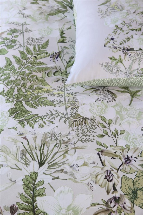 Kardol Pastiche dekbedovertrek - Lits-Jumeaux - 240x200/220 - Groen van Kardol — afbeelding 2