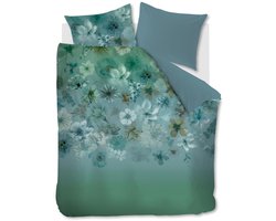 Beddinghouse Lou dekbedovertrek - Lits-Jumeaux - 240x200/220 cm - Blauw Groen
