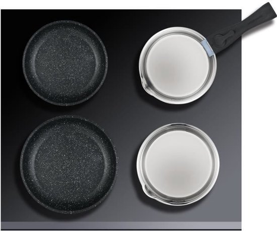 Set de 3 poêles ARTHUR MARTIN 20/24/28 cm Prune