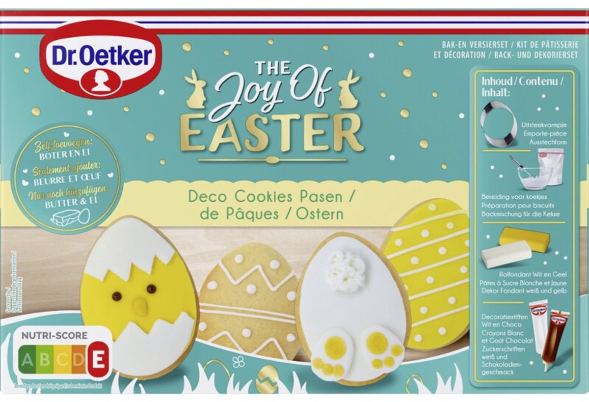 Dr. Oetker Paaskoekjes bak- en versierset - Pasen - Decor - Paaskoek - Gebak - Bakken - Dr Oetker