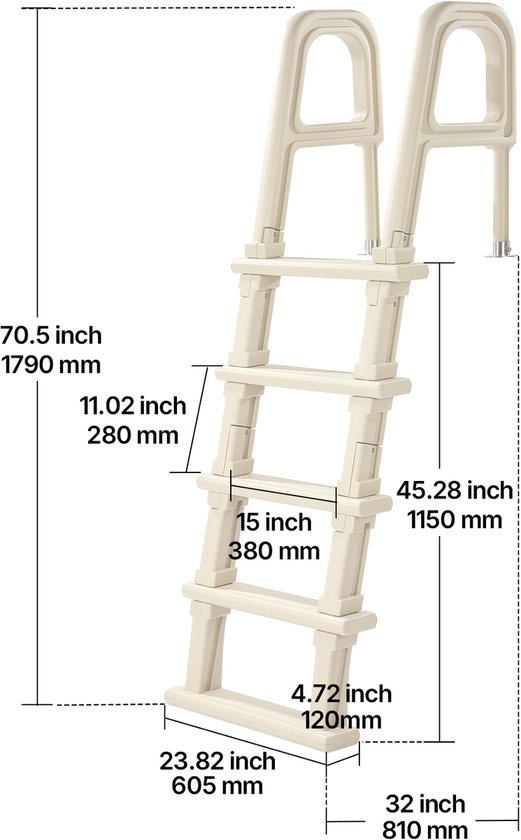 Zwembad Ladder Rubber Bumper, Ladder Rubber Stop Bumper Veiligheid Guard Zwembad & Spa Vervangende Benodigdheden 2 Stuks