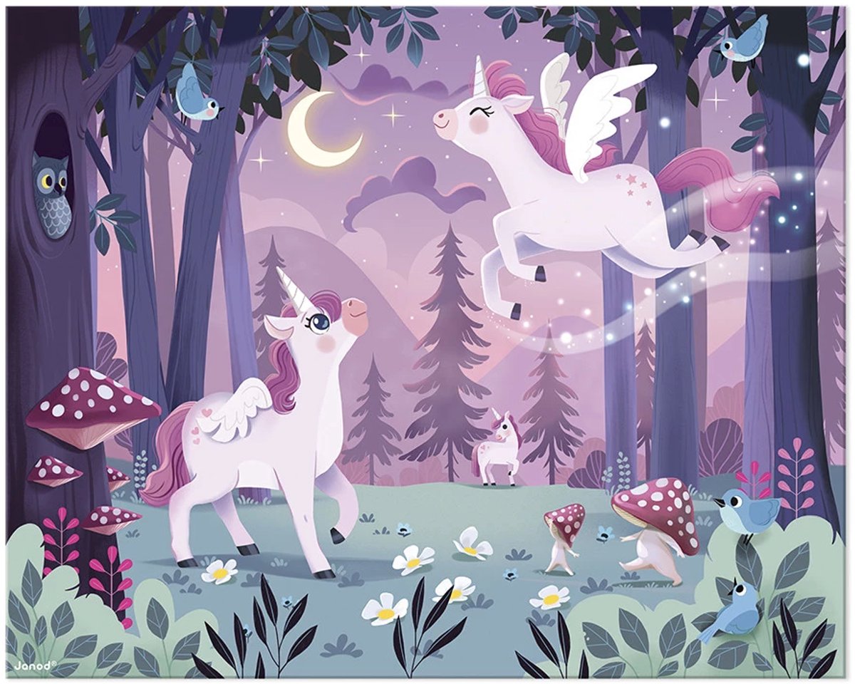 Janod - Puzzel - Unicorn — afbeelding 3
