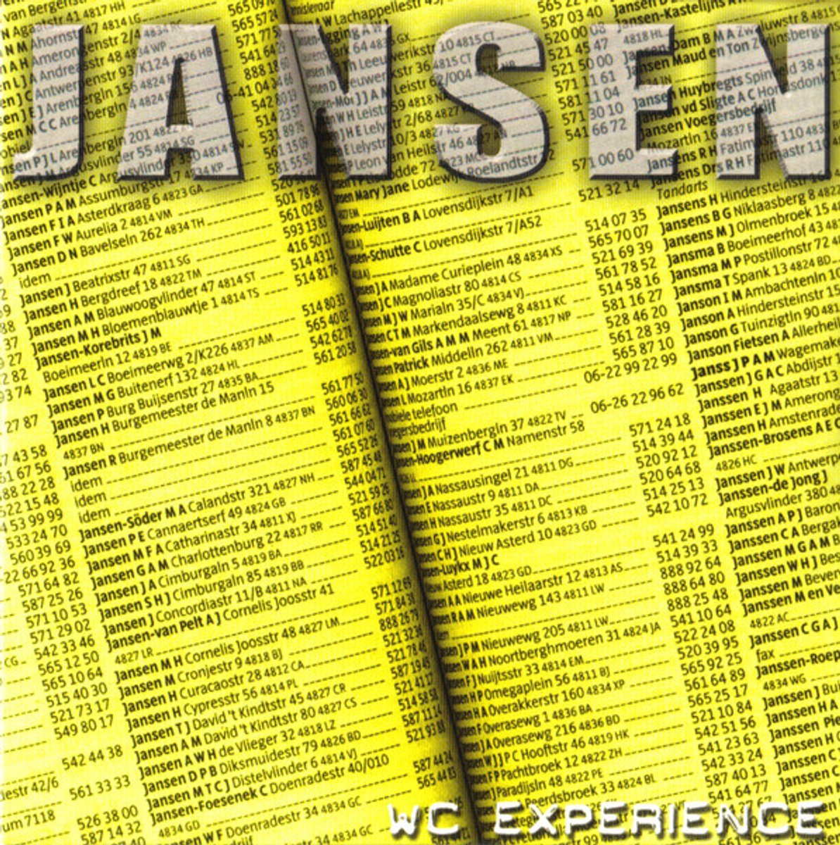 WC Experience – Jansen (2 Track CDSingle)