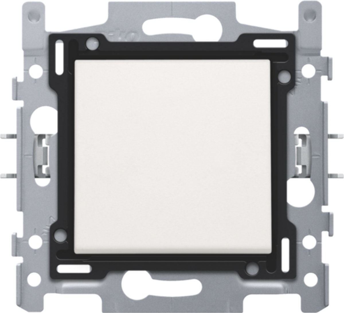 Niko - Drukknop no schroefklemmen white - 101-60010