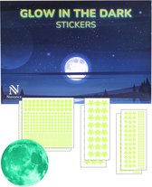 The Life Style Goods - Glow in the Dark Stars - 1049 pièces - Glow in the Dark Autocollants - Stickers muraux Chambre d'enfants - Autocollant