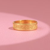 Tree of Life ring voor verloving in 18K Verguld