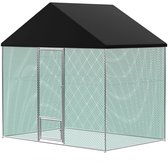 Bol.com Metalen Kippenhok - Volledige UV- & Waterdichte Overkapping - Stevig en Roofdierbestendig - Maat L aanbieding