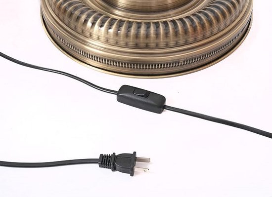 Lampadaire - lampadaire - blanc - 3 sphères - verre - mosaïque - lampe turque - lampe orientale